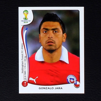 Brasil 2014 Nr. 151 Panini Sticker Gonzalo Jara