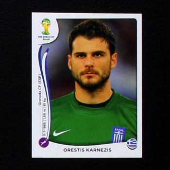 Brasil 2014 Nr. 205 Panini Sticker Karnezis