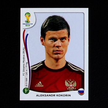 Brasil 2014 Nr. 619 Panini Sticker Aleksandr Kokorin