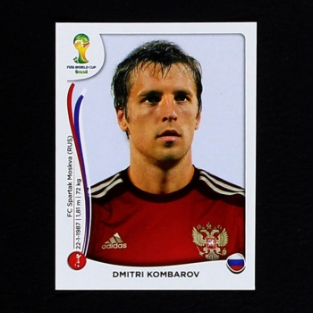 Brasil 2014 Nr. 608 Panini Sticker Dmitri Kombarov