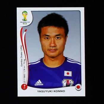 Brasil 2014 Nr. 245 Panini Sticker Konno