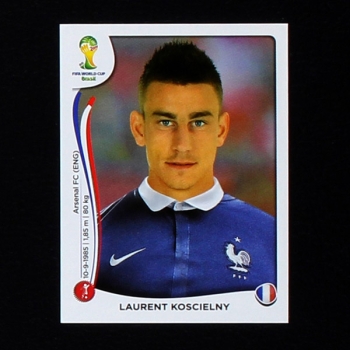 Brasil 2014 Nr. 380 Panini Sticker Koscielny