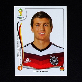 Brasil 2014 No. 498 Panini sticker Toni Kroos