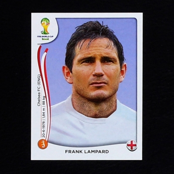 Brasil 2014 Nr. 308 Panini Sticker Frank Lampard