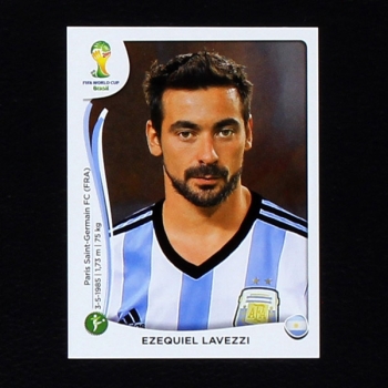 Brasil 2014 Nr. 426 Panini Sticker Ezequiel Lavezzi