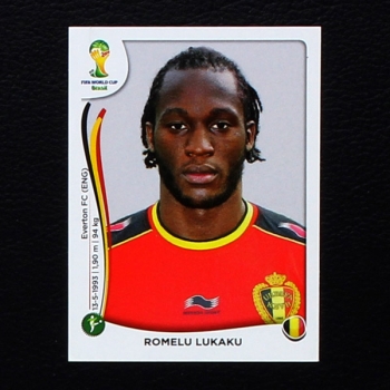 Brasil 2014 Nr. 581 Panini Sticker Romelu Lukaku