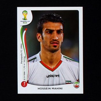 Brasil 2014 No. 455 Panini sticker Hossein Mahini