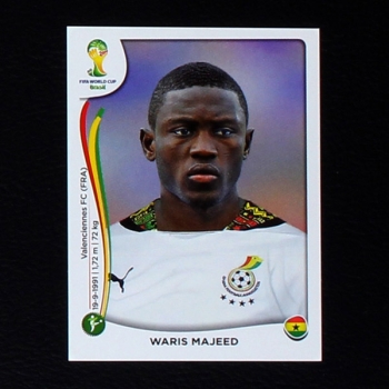 Brasil 2014 Nr. 540 Panini Sticker Waris Majeed