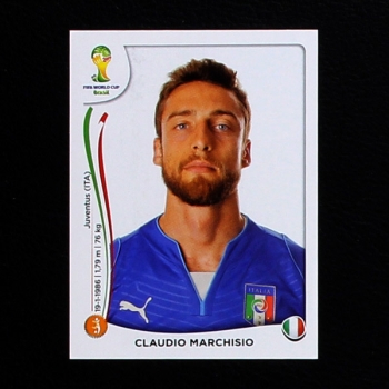 Brasil 2014 Nr. 329 Panini Sticker Marchisio