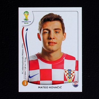 Brasil 2014 No. 064 Panini sticker Mateo Kovacic