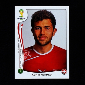 Brasil 2014 Nr. 352 Panini Sticker Mehmedi