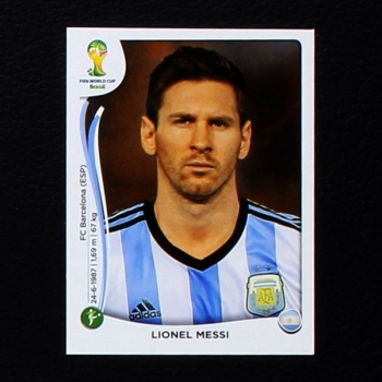 Brasil 2014 Nr. 430 Panini Sticker Lionel Messi