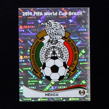 Brasil 2014 No. 070 Panini sticker Mexico badge
