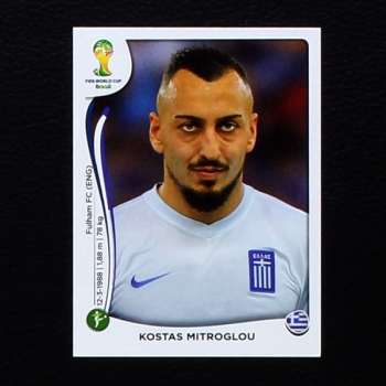 Brasil 2014 Nr. 221 Panini Sticker Mitroglou