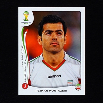 Brasil 2014 No. 456 Panini sticker Pejman Montazeri