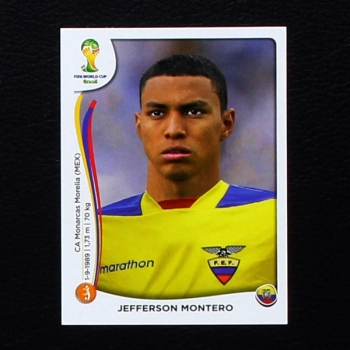 Brasil 2014 Nr. 371 Panini Sticker Montero