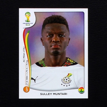 Brasil 2014 Nr. 537 Panini Sticker Sulley Muntari