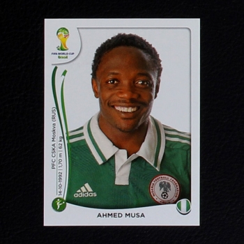 Brasil 2014 Nr. 484 Panini Sticker Ahmed Musa