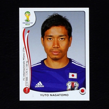 Brasil 2014 Nr. 247 Panini Sticker Nagatomo