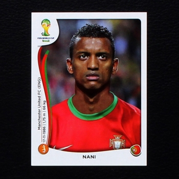 Brasil 2014 Nr. 521 Panini Sticker Nani