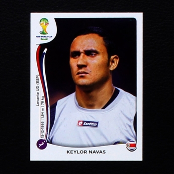 Brasil 2014 Nr. 281 Panini Sticker Keylor Navas