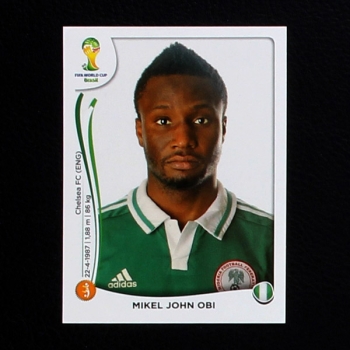 Brasil 2014 Nr. 479 Panini Sticker Mikel John Obi