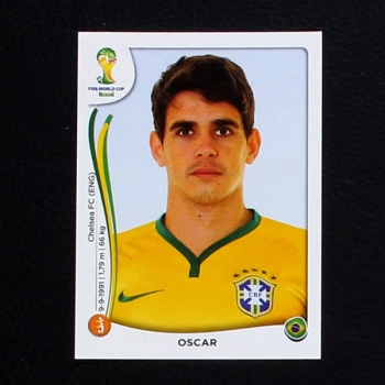 Brasil 2014 Nr. 044 Panini Sticker Oscar