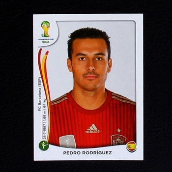 Brasil 2014 Nr. 124 Panini Sticker Pedro Rodriguez