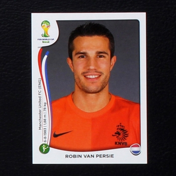 Brasil 2014 Nr. 145 Panini Sticker Robin van Persie