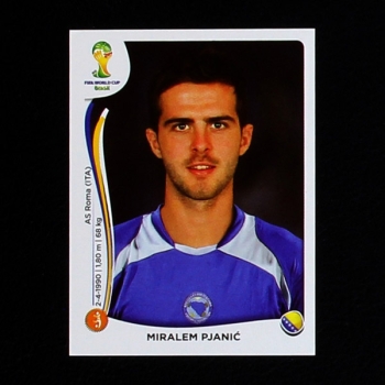 Brasil 2014 Nr. 444 Panini Sticker Miralem Pjanic