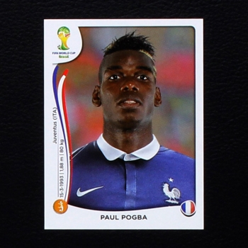 Brasil 2014 Nr. 386 Panini Sticker Pogba