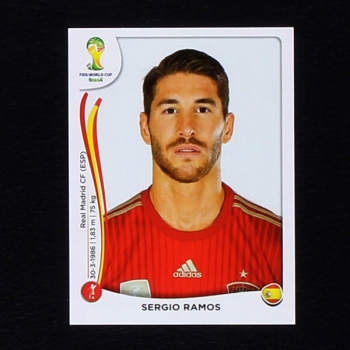 Brasil 2014 Nr. 111 Panini Sticker Sergio Ramos