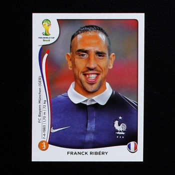 Brasil 2014 Nr. 389 Panini Sticker Ribery