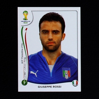 Brasil 2014 Nr. 334 Panini Sticker Giuseppe Rossi