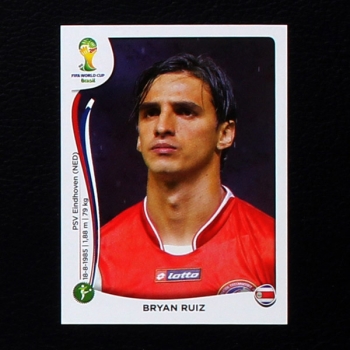 Brasil 2014 Nr. 295 Panini Sticker Bryan Ruiz