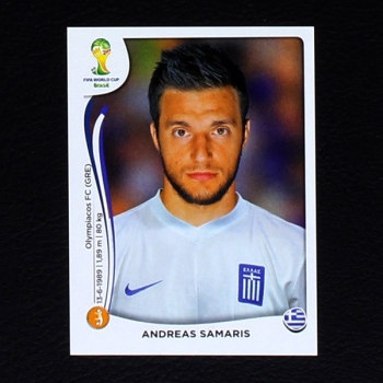 Brasil 2014 Nr. 212 Panini Sticker Samaris