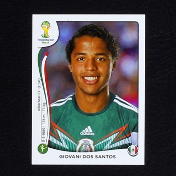Brasil 2014 Nr. 083 Panini Sticker Giovani Dos Santos