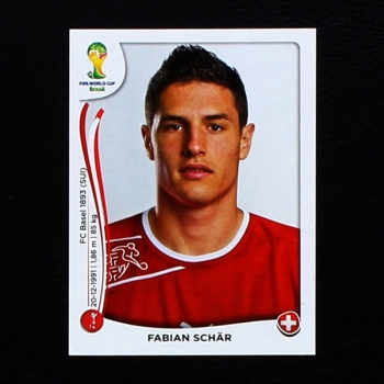 Brasil 2014 Nr. 342 Panini Sticker Schär