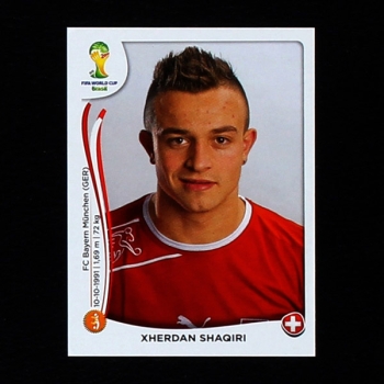 Brasil 2014 Nr. 351 Panini Sticker Shaqiri