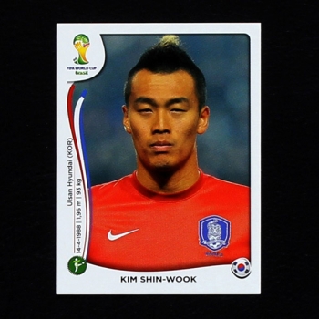 Brasil 2014 Nr. 637 Panini Sticker Kim Shin-Wook