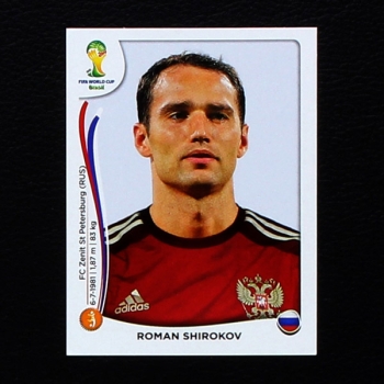 Brasil 2014 Nr. 611 Panini Sticker Roman Shirokov