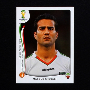 Brasil 2014 No. 463 Panini sticker Masoud Shojaei