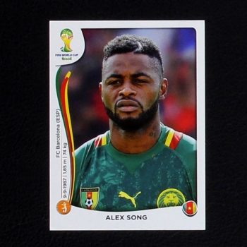 Brasil 2014 Nr. 099 Panini Sticker Alex Song