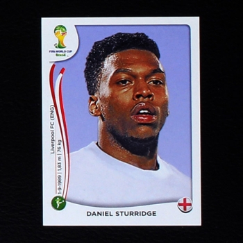 Brasil 2014 Nr. 315 Panini Sticker Daniel Sturridge