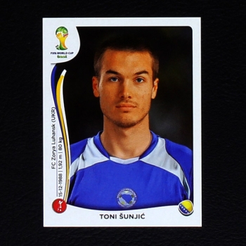 Brasil 2014 Nr. 437 Panini Sticker Toni Sunjic