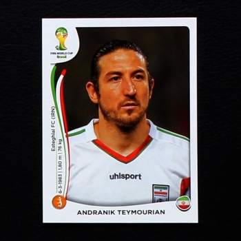 Brasil 2014 No. 461 Panini sticker Andranik Teymourian