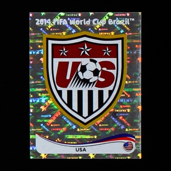 Brasil 2014 No. 526 Panini sticker USA logo