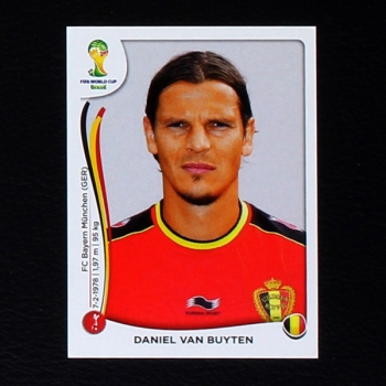 Brasil 2014 Nr. 570 Panini Sticker Daniel Van Buyten