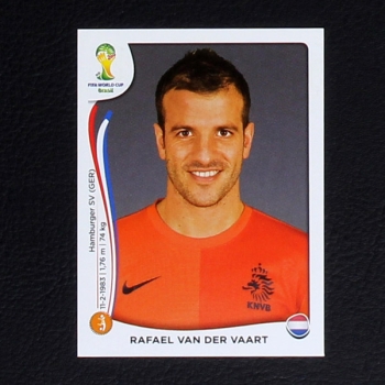 Brasil 2014 Nr. 138 Panini Sticker Rafael van der Vaart