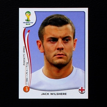 Brasil 2014 Nr. 310 Panini Sticker Jack Wilshere